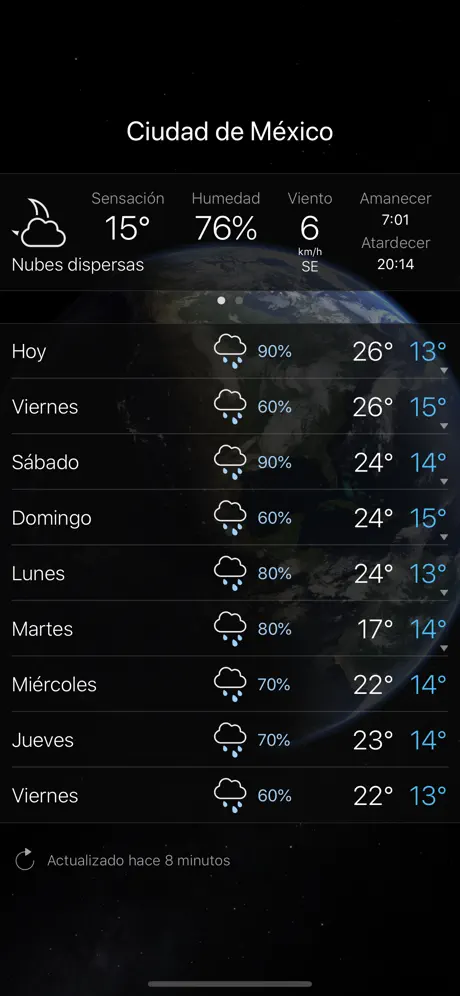 Living Earth - Clock & Weather