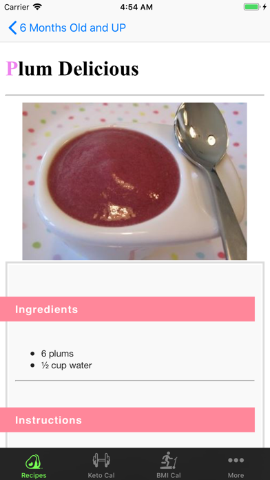 Baby Food Recipes (Home-made) Screenshot