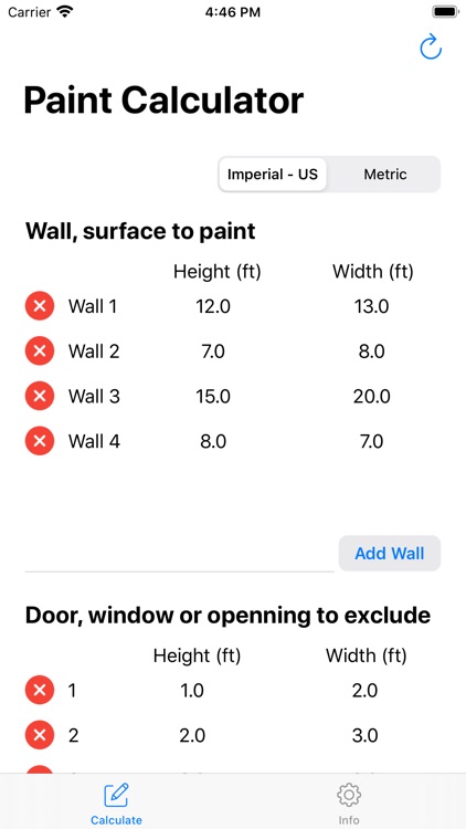 Paint calculator deals