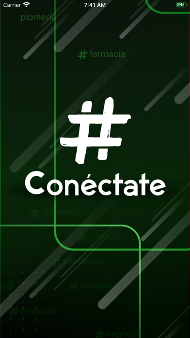 #Conéctate app screenshot