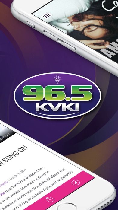 96.5 KVKI - Shreveport (KVKI) Screenshot