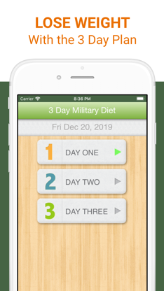 3 Day Military Diet screenshot 1