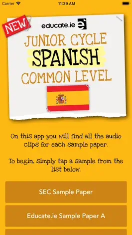 Game screenshot Educate.ie Spanish Exam Audio mod apk
