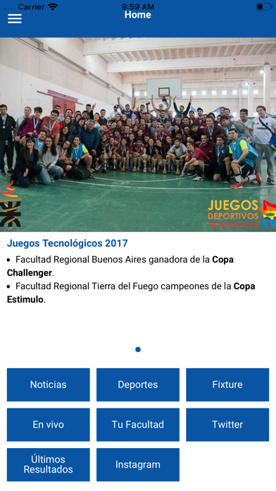 Juegos Deportivos Tecnologicos Screenshot