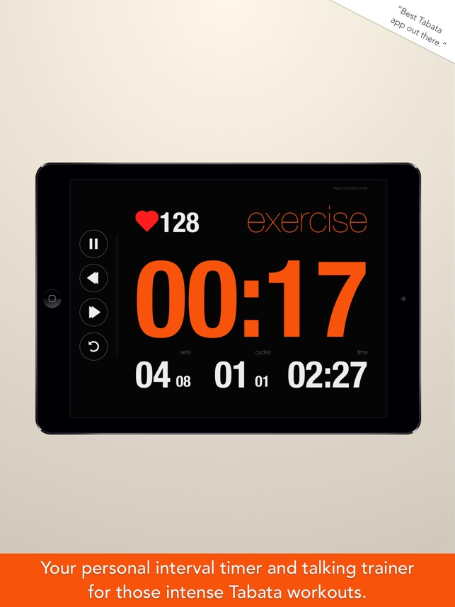 Tabata Stopwatch Pro (Paid) on the App Store