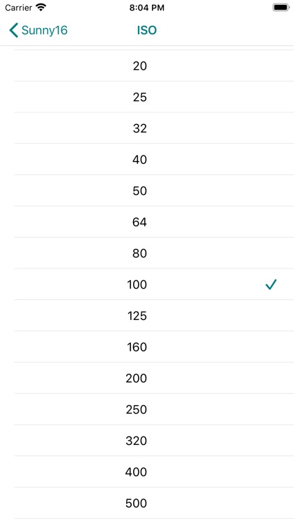 Sunny16 exposure calculator
