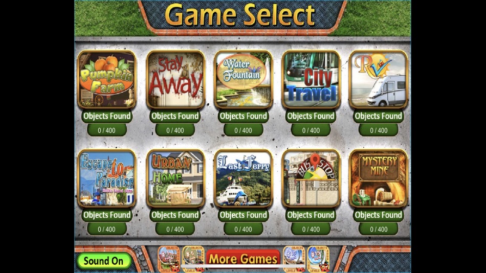 #1. Pack 8 - 10 in 1 Hidden Object (iOS) 由: Big Leap Studios