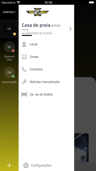Screenshot #2 pour Alarme Vila Rica