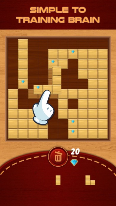Screenshot #2 pour Bloc Puzzle : Classicque Bois