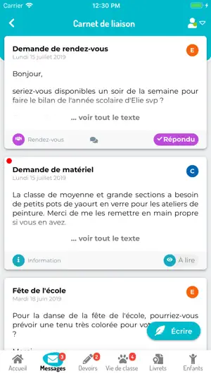 Educartable screenshot 2