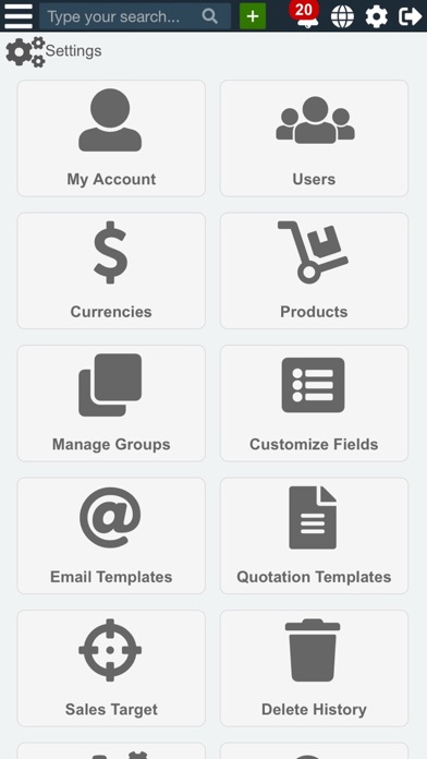 Zimplu CRM Screenshot