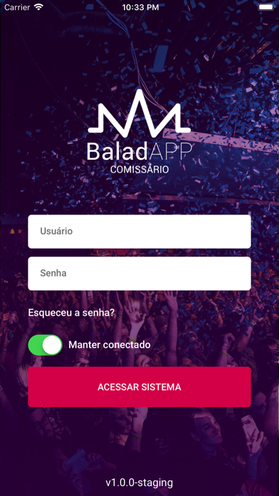 BaladAPP Comissário Screenshot