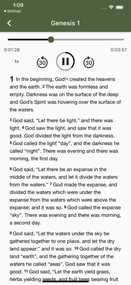 Game screenshot Audio Bible: God's Word Spoken apk