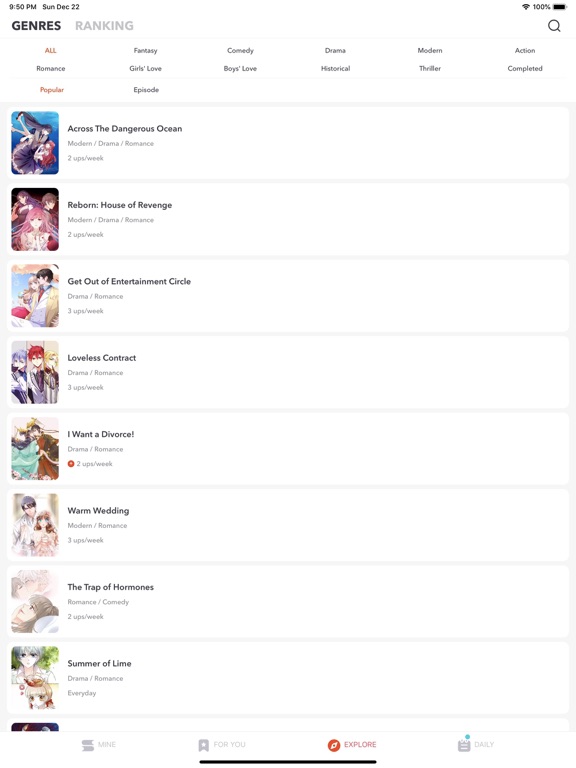 Screenshot #5 pour Readin - Comics & Stories