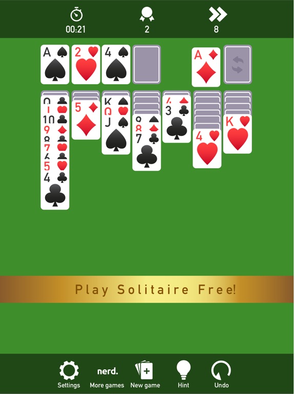 Screenshot #4 pour Quickie Solitaire
