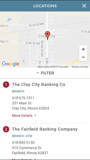 Clay City Banking Mobile screenshot 2