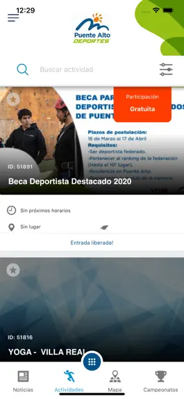 Game screenshot Deportes Puente Alto apk