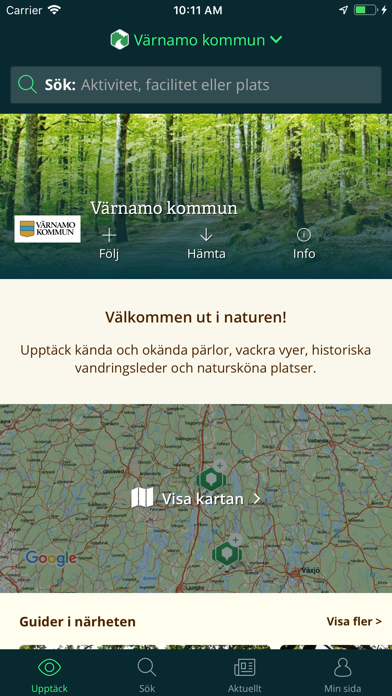 Screenshot #1 pour Värnamos Naturkarta