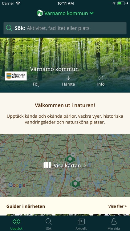 Värnamos Naturkarta