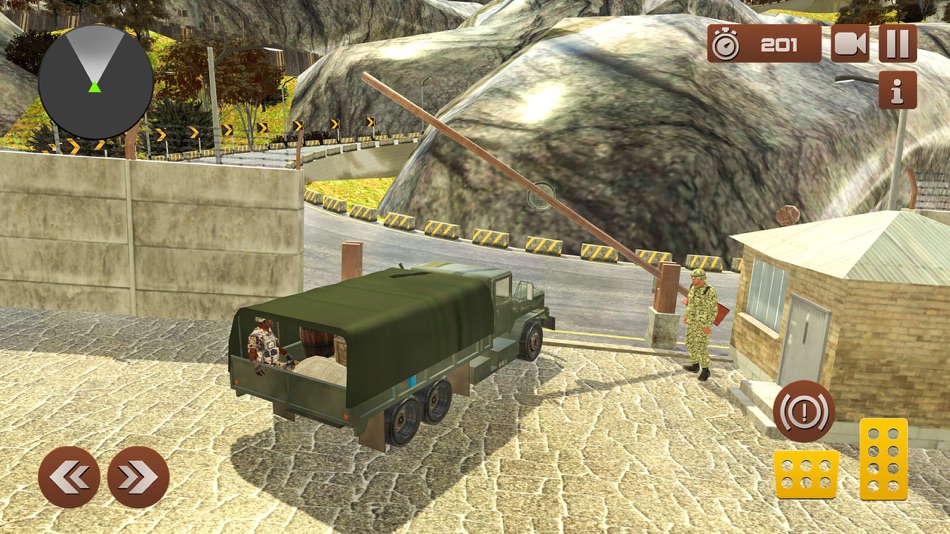 #5. Army Border Cargo Transport (iOS) By: Sundas Ahmed