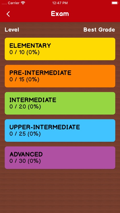 Irregular Verbs — Color Verbs screenshot-5
