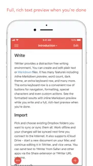 1writer - markdown text editor iphone screenshot 4