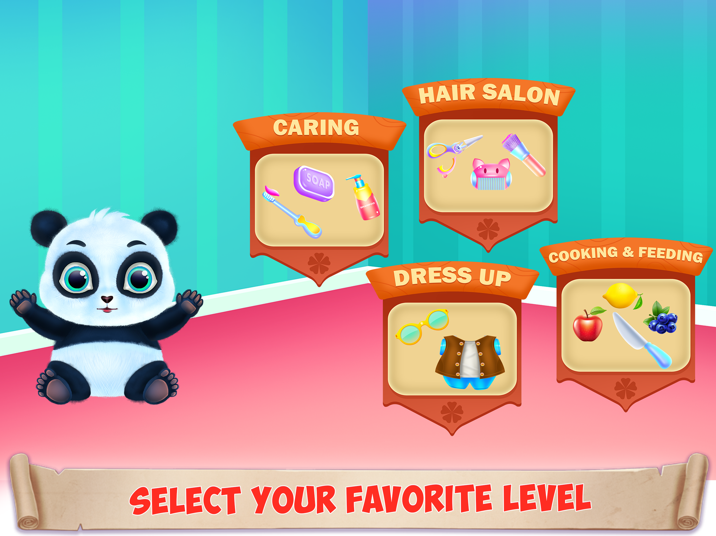 Panda Caring and Dress Up screenshot 9