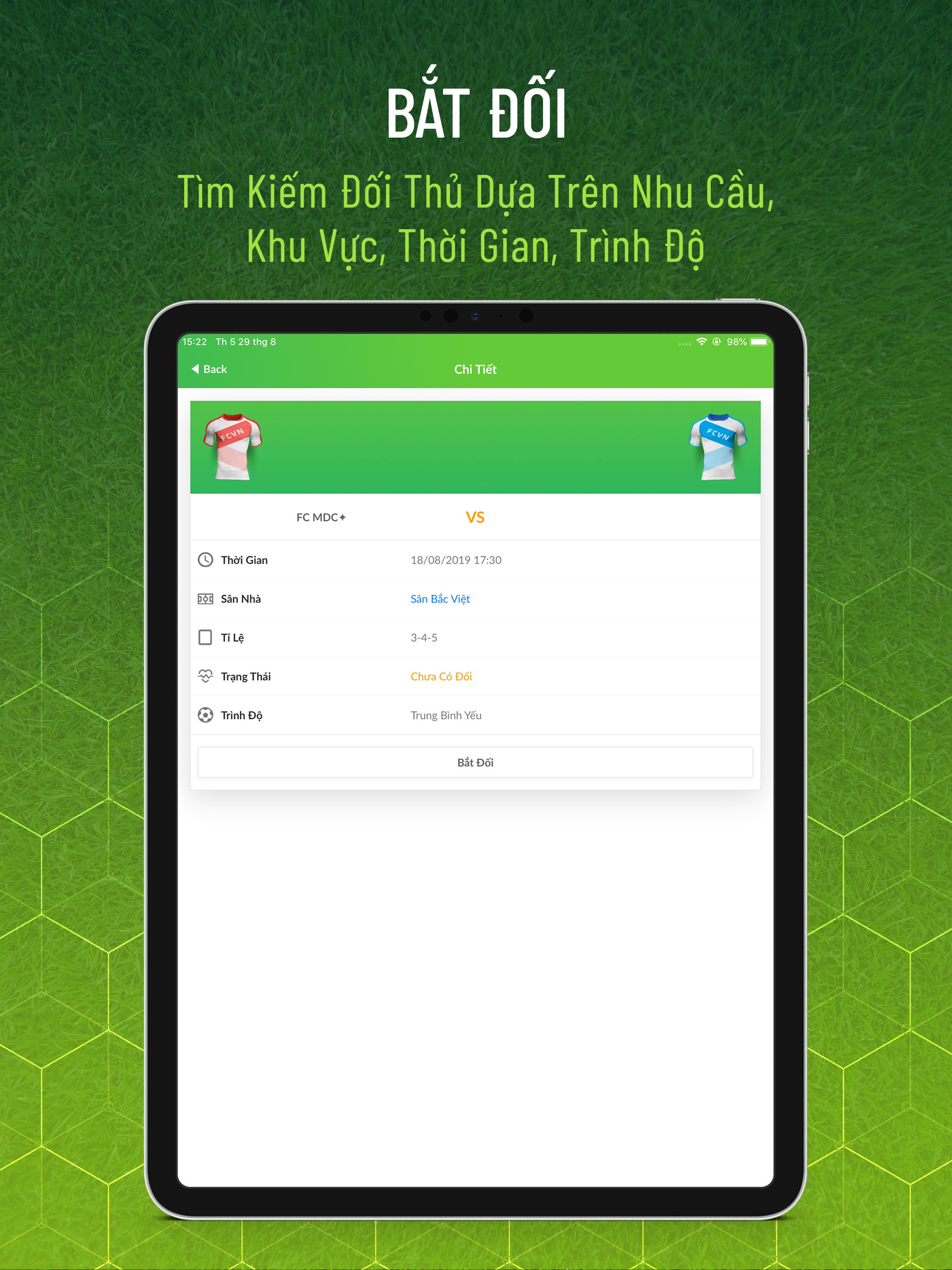 FCVN - Bắt đối bóng đá screenshot 9