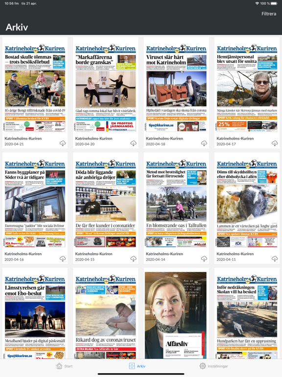 Screenshot #5 pour E-tidning KKuriren