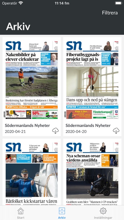 E-tidning SN