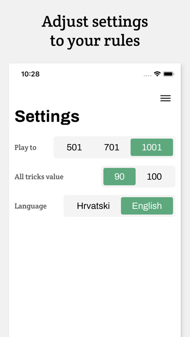 Bela Blok Pro: Belote Tracker Screenshot