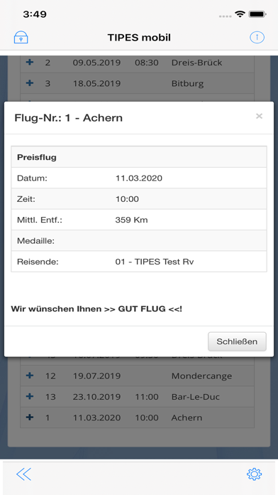 TIPES mobil Screenshot