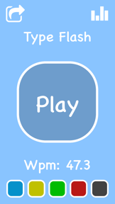 Type Flash - typing game screenshot