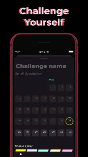 Скриншот Challenge Tracker на iPhone 1