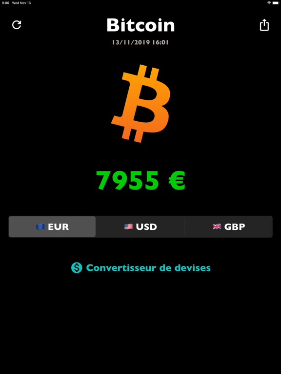 Screenshot #4 pour Bitcoin price BTC Taux de Prix