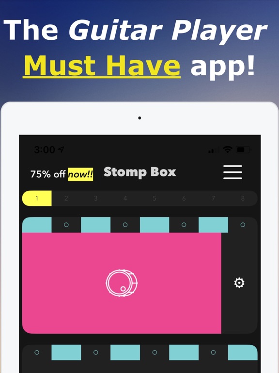 Screenshot #6 pour Stomp Box Drums for Guitars