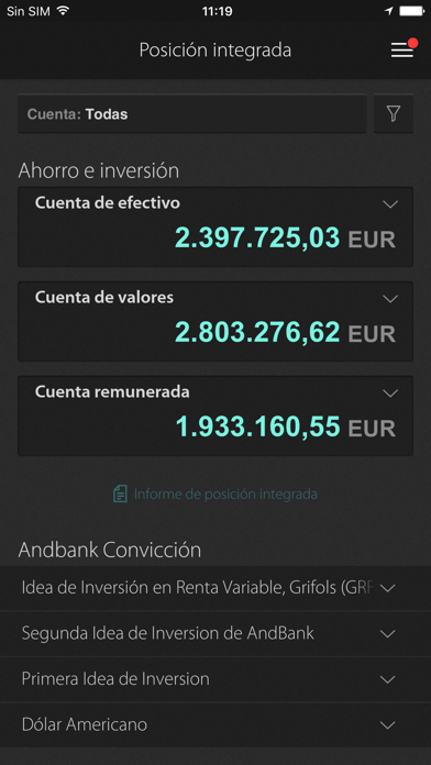 Andbank España Screenshot