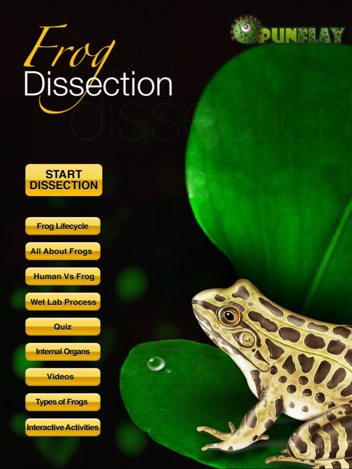 #1. Frog Dissection (iOS) Podle: GP Strategies Corporation