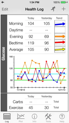 Game screenshot Health Stats Log apk