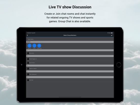 ViewChat! iPad screenshot 3 - Social Networking app
