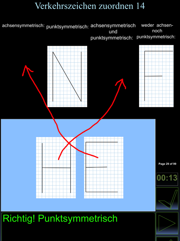 Screenshot #5 pour mathapp LU20 Symmetrie  Winkel
