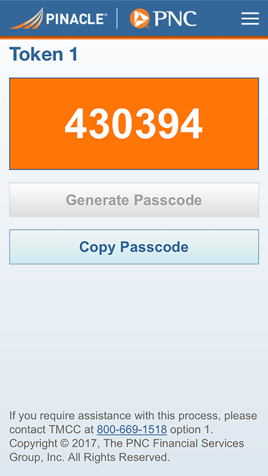 PINACLE Pass® Screenshot