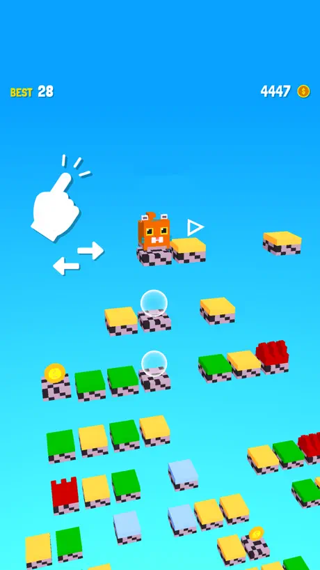 Race Dice: Fun Tower Road Run