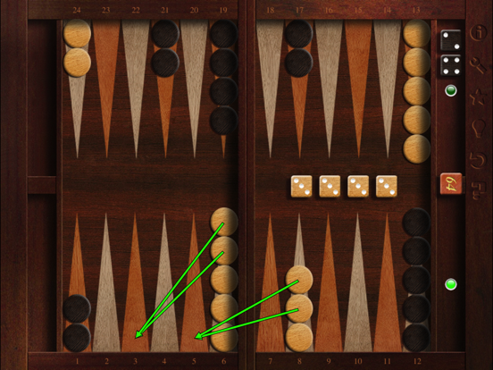 Absolute Backgammon iPad app afbeelding 1