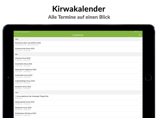 Screenshot #4 pour Kirwakalender - Kirwa-Gemeinde