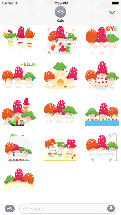 MUSHROOMS! Stickers Screenshot