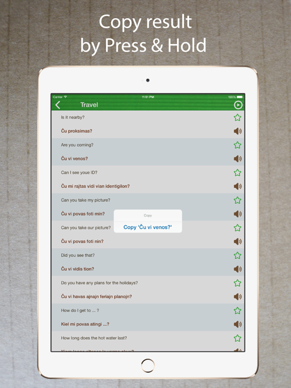 Screenshot #6 pour Learn Esperanto Phrasebook Pro
