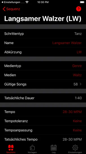 Screenshot von Ballroom Competition Trainer auf dem iPhone 4