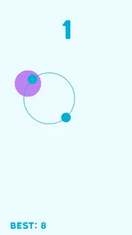 Dual Two Dots Circle Game iphone bilder 2