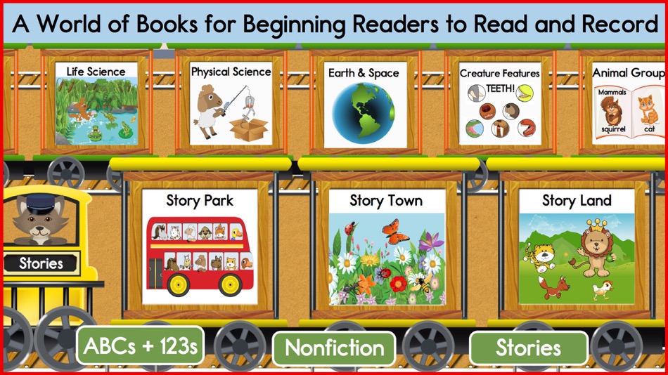 #1. Reading Train - My First Books (iOS) 由: The Learning Station, LLC
